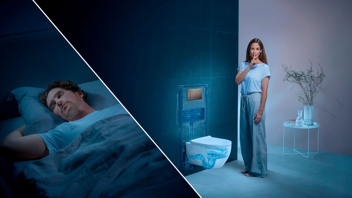 Geberit WC sistemi: Sessiz yıkama