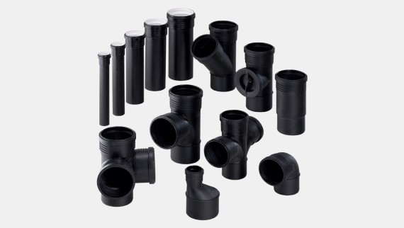 Geberit Silent-PP atık sus sistemi için borular ve fittingler Geberit Silent-PP atık sus sistemi için borular ve fittingler