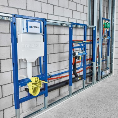 Duofix Sistem Duvarı – WC, Lavabo ve Duş İçin Entegre Montaj Elemanlarıyla