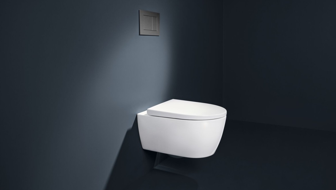 Sigma40 kumanda kapağı ile Geberit iCon WC TurboFlush